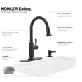 thumbnail image 3 of Grifo de Cocina Kohler Ealing K-R28703-SD-BL Desplegable, 3 of 4