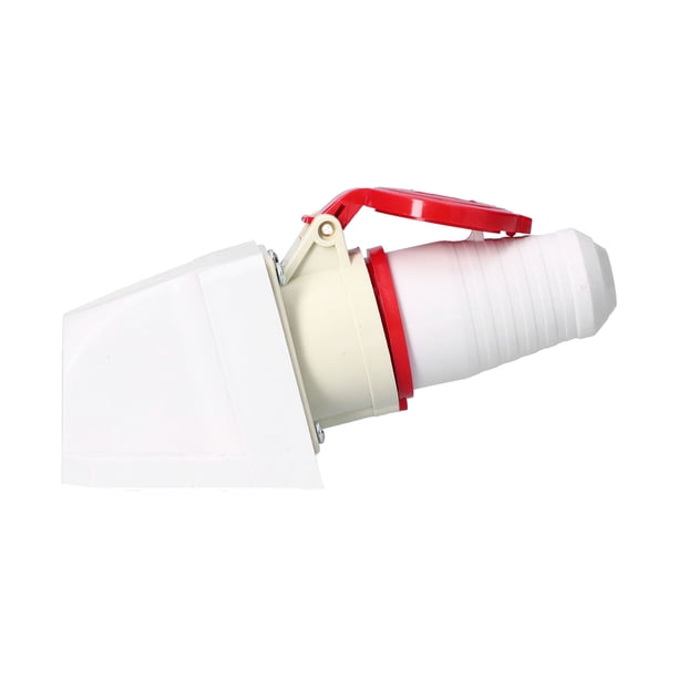 M Buder Conector de Enchufe Industrial 3 Fases 4 Pines Juego Impermeable de Montaje en Superficie 380V-415V 16A 3P+E Nivel de Protección IP44 para Agricultura e Industria Química