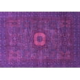 thumbnail image 1 of Ahgly Company Indoor Rectangle Oriental Purple Modern Area Rugs, 2' x 5', 1 of 4