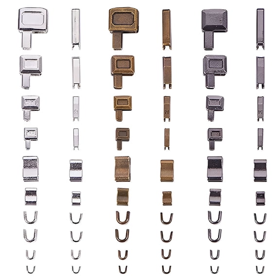 VANIDO Zipper Repair Kit 24pc Zip Repair Sewing Fix Zipper Slider Clothes Accessories,0.2"X0.12"X0.12"