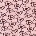 thumbnail image 1 of Ahgly Company Indoor Square Patterned Light Rose Pink Area Rugs, 6' Square, 1 of 6
