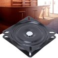 thumbnail image 2 of Black Metal Iron Turntable Office Supplies Accessory Rotating Display Base 150 x 150 x 2mm for Craft, 2 of 4