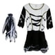 thumbnail image 5 of Vestido de novia zombi aterrador con velo y diadema, conjunto para boda, Halloween, fiesta, disfraz para mujer S, 5 of 9