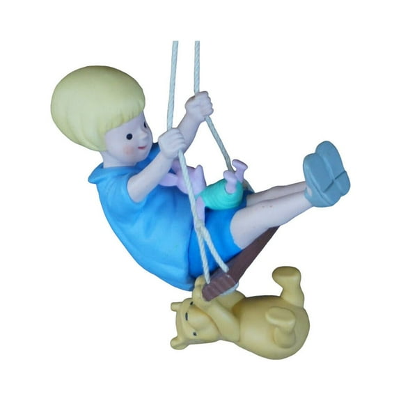 2000 A Swing With Friends (Classic Pooh Collection) Hallmark Keepsake Christmas Tree Ornament - QEO8414