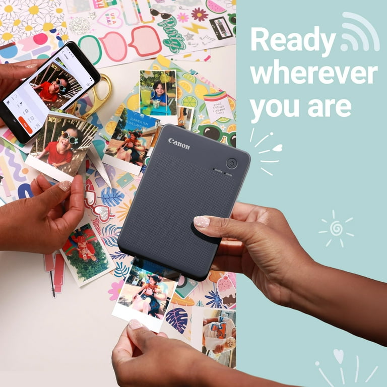 Canon SELPHY QX20 Compact Photo Printer Dark Gray - Walmart.com
