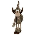 thumbnail image 2 of Northlight Standing Four Legged Moose Christmas Figure - 19" - Brown and White, 2 of 5