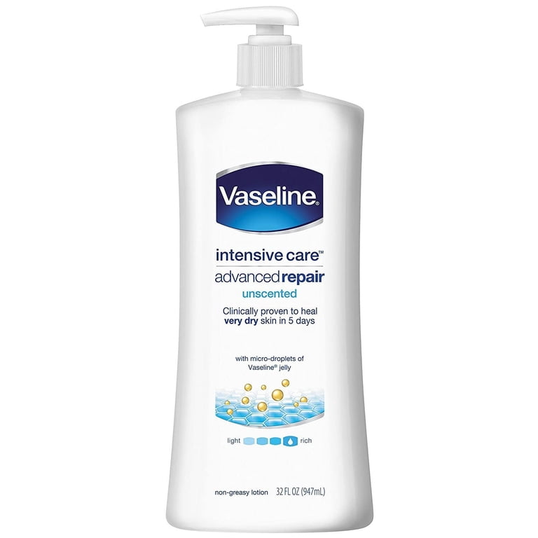 Vaseline, Hand And Body Lotion, 32 Oz, Unscented, Moisturizing