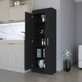 thumbnail image 6 of Newboti Furniture Black 5-Shelf Storage Pantry Cabinet 22361, 6 of 7