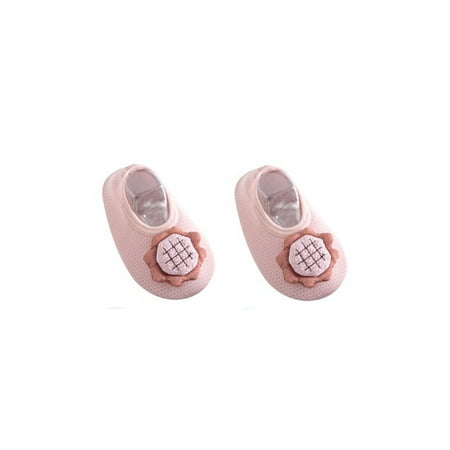 

Baby Flat Shoes Sunflower Pattern Contrast Color Non-Slip Shoes