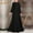 Black, variant on Babysbule Dresses For Women Ladies Muslim Festival Party Sun Dress Muslim Spring Long Sleeve Oversized Gown Dress