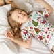 thumbnail image 5 of Balery Snowflakes Santa Claus Conjunto de Pijama Infantil de Manga Corta con Estampado – Ropa de Dormir de Algodón Suave-Medium, 5 of 6