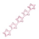 thumbnail image 1 of 100 Clips de Papel en Forma de Estrella Bling Bling Metálicos Rosa, 1 of 12