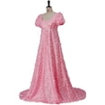 thumbnail image 2 of Daphne Style Regency Women’s Elegant Lace Dress Classic Long Dress with Refined Detail, 2 of 5