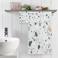 thumbnail image 5 of GZHJMY Classic Terrazzo Soft Cotton Towel Sets 2 Piece,1 Bath Towel 1 Hand Towel Quick Dry Highly Absorbent Bath Towels Washcloths for Bathroom, Gym, Hotel, and Spa Bathroom Towels, 5 of 7
