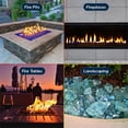 thumbnail image 3 of Rose Gold Fire Pit Glass | 1/4", Reflective, 10 lbs, 3 of 5