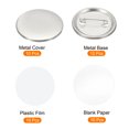 thumbnail image 3 of Unique Bargains 1.72inch Blank Button Making Supplies,10Pcs Badge Parts for Button Maker Machine, 3 of 5