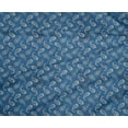 thumbnail image 4 of oneOone Polyester Lycra Teal Blue Fabric Batik Sewing Fabric By The Yard Printed Diy Clothing Sewing Supplies 56 Inch Wide, 4 of 4