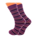 thumbnail image 2 of Combed Cotton Crew Socks for Women Colorful 6 Pairs Size 9-11 - Design 5, 2 of 9