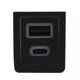 thumbnail image 4 of Enchufe cargador coche PD+QC3.0 USB C A apto para Multivan T5 2003-2015, 4 of 9