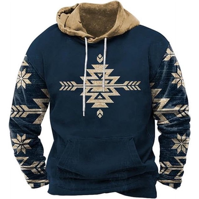 Pull 3d Nouveau Pull pour Hommes Mode Mode Urbaine Chandail à Capuchon US