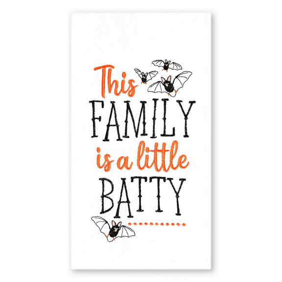 C&F Home Kitchen Towel, Batty Family