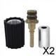 thumbnail image 1 of Paquete de 2-6 juntas de tubería M22, adaptador de conexión rápida de cable interno para tubería de lavadora a presión 2 piezas, 1 of 8