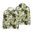 thumbnail image 6 of Bingfone Hawaii Palms Men's Drawstring Hoodie Long Sleeve Pocket Sweatshirts-Large, 6 of 6