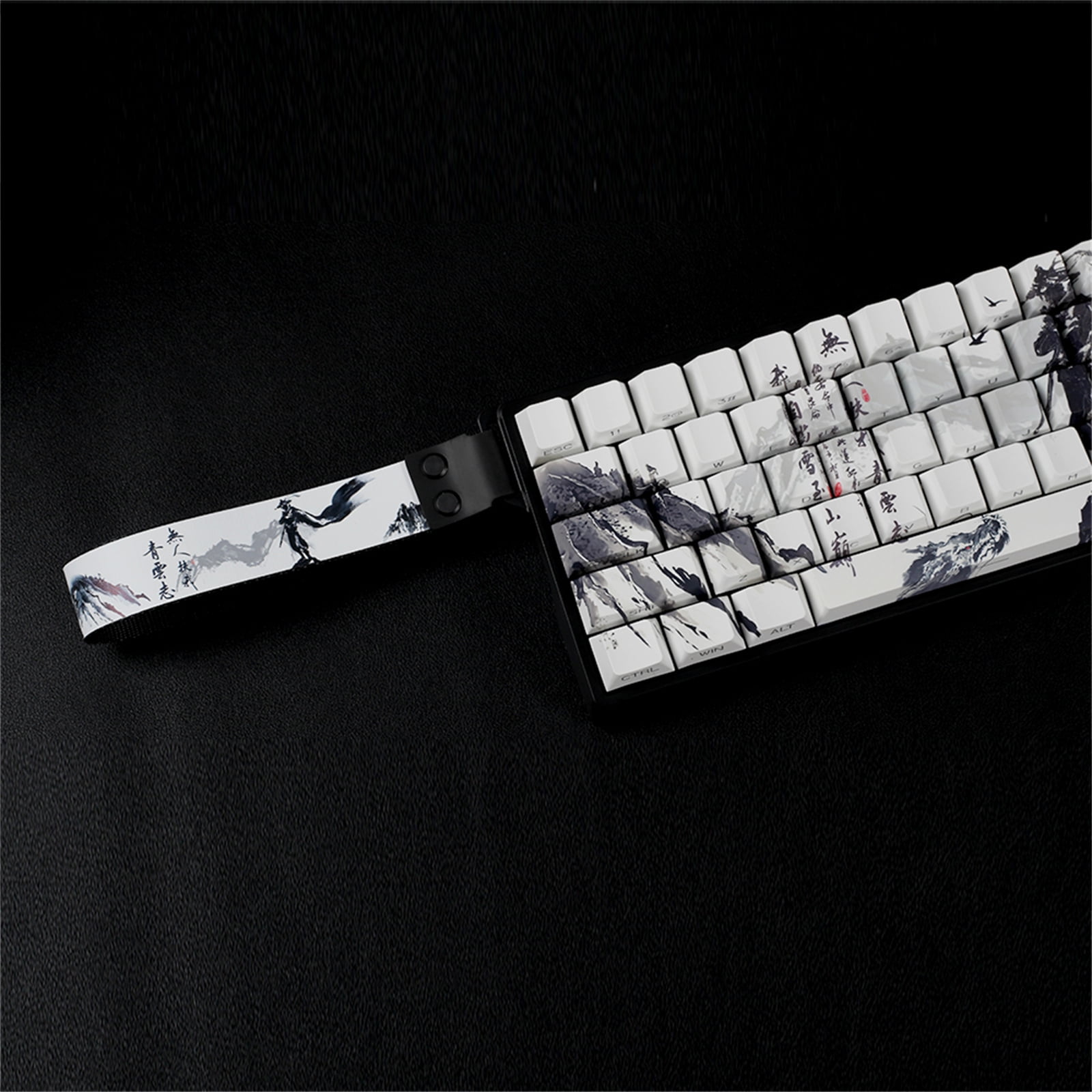 PBTs Keycaps Original Profile Dyes Sublimations Side Printing Keycaps For 60% 68% Mechanical Keyboards