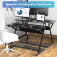 thumbnail image 3 of FITUEYES Bureau Mobile pour Ordinateur avec Étagère pour Moniteur, 3 of 7