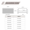 thumbnail image 4 of HUGNEO 71"x51" Chenille Sofa Cover, Non Slip Soft Tassel Couch Cover, Machine Washable Furniture Protector for Kids Pets, Brown, 4 of 11