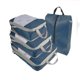 thumbnail image 1 of Bolsa de almacenamiento de compresión de viaje, bolsa de embalaje de clasificación de ropa portátil, bolsa de lavado multiusos, traje de cuatro piezas, 1 of 2