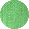thumbnail image 1 of Ahgly Company Indoor Round Oriental Emerald Green Industrial Area Rugs, 8' Round, 1 of 4