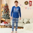 thumbnail image 2 of 2025 Family Christmas Matching Pajama Set, Plus Size Family Pyjamas Blue, Size NB - Men 6XL, 2 of 6