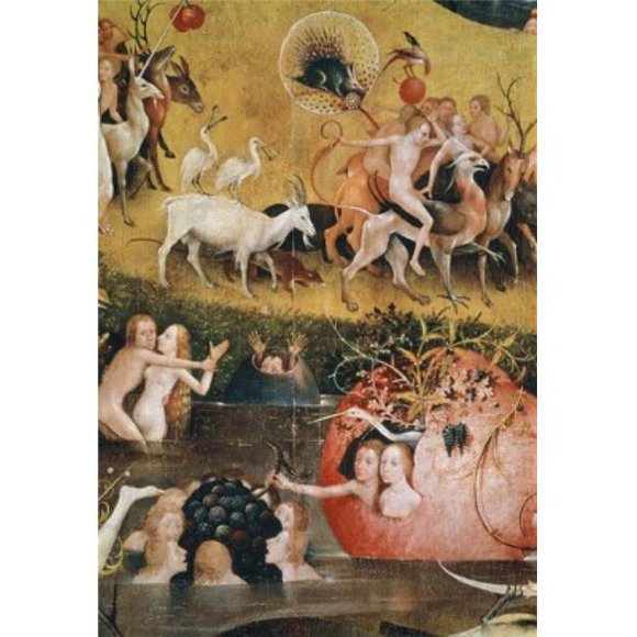 Superstock SAL3810412603 Garden of Earthly Delights - Detail 5 C.1505 Hieronymus Bosch, Ca.1450-1516 Netherlandish Museo Del Prado Madrid Spain Poster Print, 18 x 24