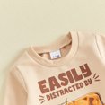 thumbnail image 6 of Cjfdfy Toddler Baby Boy Farm Fall Outfit Easily Distracted By Cows Print Long Sleeve Sweatshirt With Pant Cute Baby Fall Outdoor Fall Winter Outfit  6M-4T, 6 of 9
