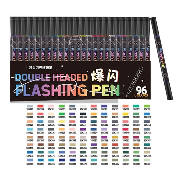 Double Tip Acrylic Marker Pen Skip proof Liquid Markers Featuring Dark Environment Visibility for Students Professional