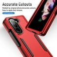 thumbnail image 3 of Casetego for Samsung Galaxy Z Flip 5 Case,Full Cover Hinge Protection Slim Phone Case for Women and Men,Red, 3 of 7
