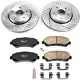 thumbnail image 3 of PowerStop Front Z23 Evolution Sport Carbon-Fiber Ceramic Brake Pad and Drilled & Slotted Rotor Kit Fits: SUZUKI Select Models K6102, 3 of 10