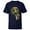 Navy, variant on Ice Age Scrat Prehistoric Christmas Holiday Acorn Wreath - Short Sleeve T-Shirt for Kids - Customized-Red