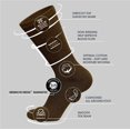 thumbnail image 2 of LAICAIW 6 Pairs of Cotton Diabetic Non-Binding Neuropathy Crew Socks, 2 of 5