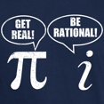 thumbnail image 3 of CafePress - Get Real Be Rational Dark T Shirt - Men's Classic Graphic Cotton T-Shirt, 3 of 4