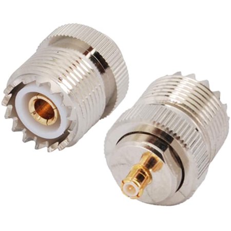 2 Adattatori UHF SO239 Femmina A SO239 Femmina Dritti Per Connettori PL-259 - Foto 1
