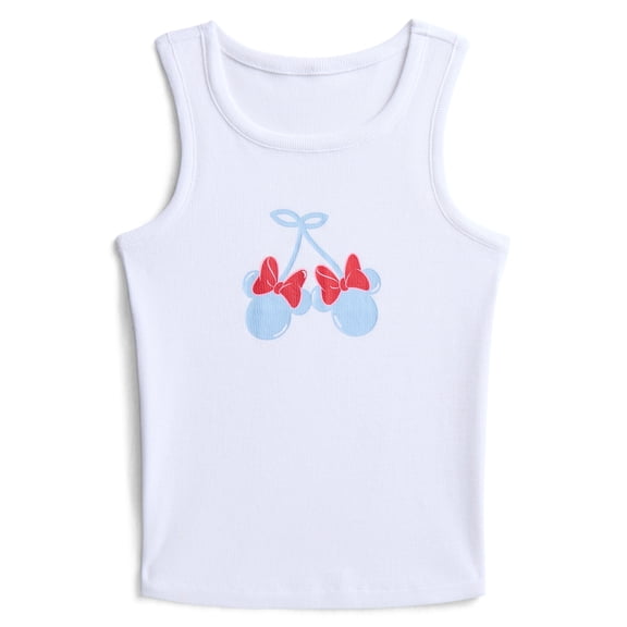 Disney Minnie Mouse Girls Mineral Wash Graphic Tank Top, Sizes 4-16
