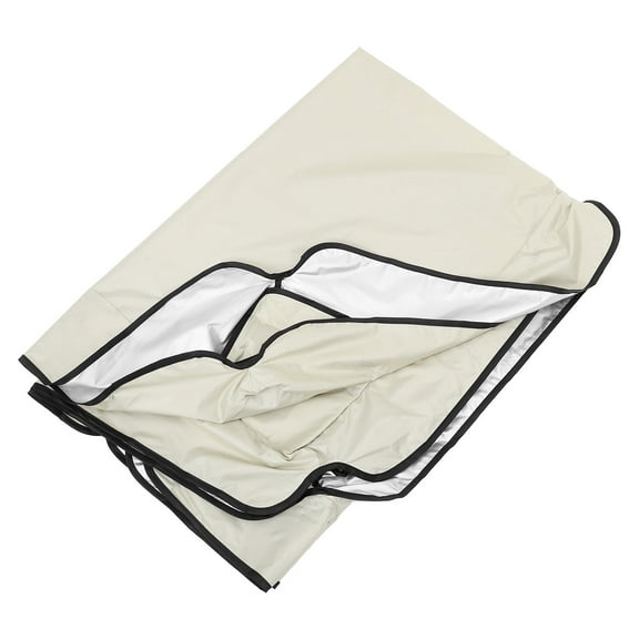 Raindrops Beige Oxford Cloth Swing Canopy Replacement Cover with Adjustable Installation