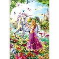 thumbnail image 1 of 30 X 40 Cm, princesse Et Le Cheval Blancdiamond Painting Broderie Diamant Peinture Canevas 5d Tableau Enfant Adulte Strass Lot Puzzle Dessin Deco, 1 of 5