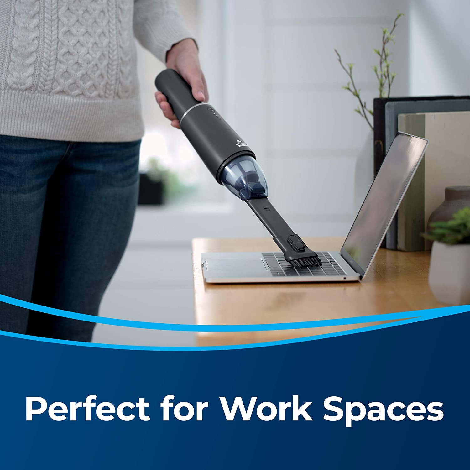 BISSELL® AeroSlim™ Cordless Hand Vacuum with 2-in-1 Crevice Tool & Dusting Brush, 29869