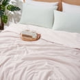 thumbnail image 4 of Amelie Home Twin Waffle Cooling Comforter – Reversible Lightweight Blanket for Hot Sleepers, Beige 68"x90", 4 of 5