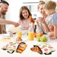 thumbnail image 7 of Dailycode Reusable Ziploc Bags Leakproof Sandwich Snack Freezer Bags Colorful Pineapple Grapefruit Strawberry 3 pack, 7 of 7