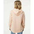 thumbnail image 3 of Independent Trading Co. Womens Lightweight California Wave Wash Hooded Sweatshirt, 3 of 5
