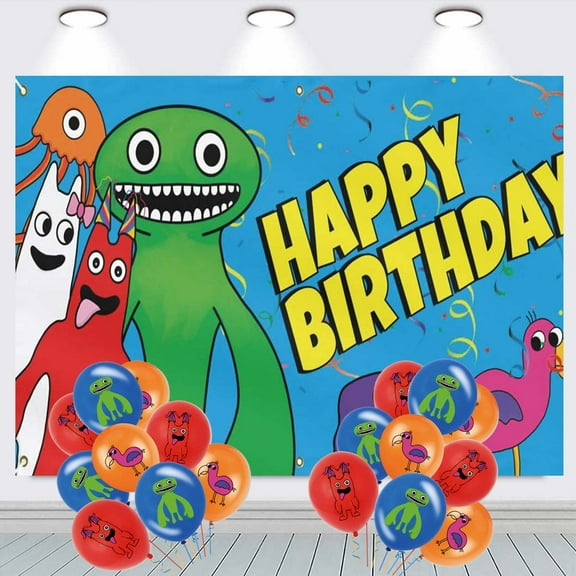 Garten of banban Backdrop Balloons Banner Party Decorations Taspestry Wall Decor Background Poster Supplies